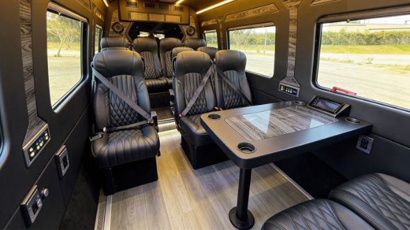 12 passenger sprinter van interior orange