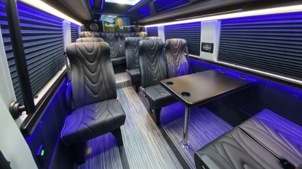 18 passenger sprinter van interior orange