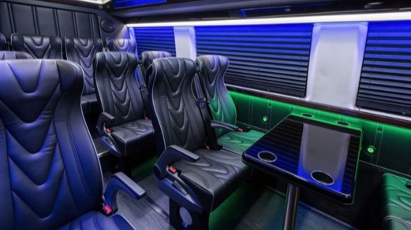 20 passenger sprinter van interior orange