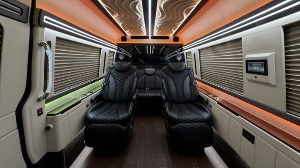 8 passenger sprinter van interior orange