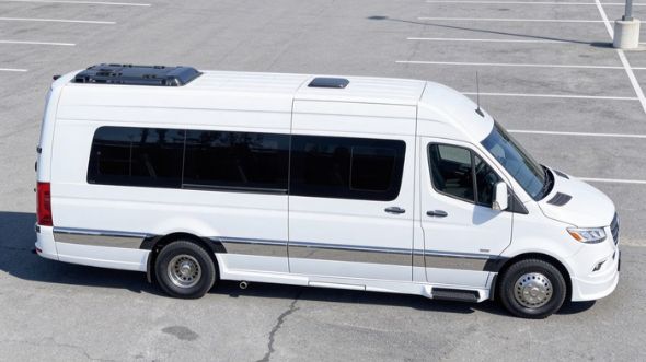 costa mesa wedding sprinter van rental