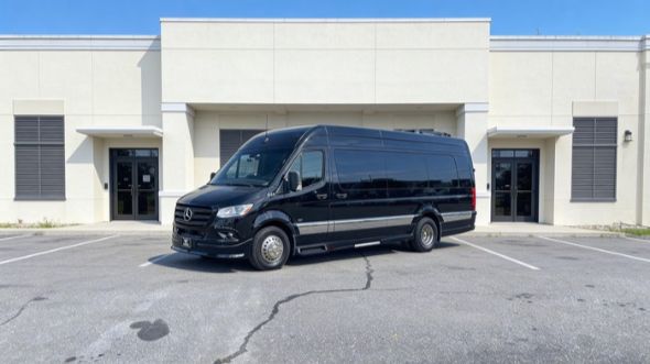 garden grove private event sprinter van rental