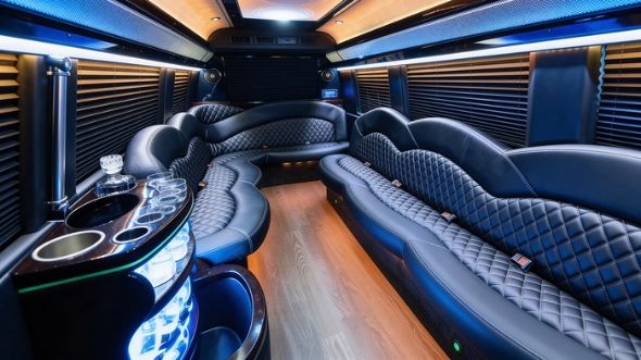 santa ana sprinter limousine interior