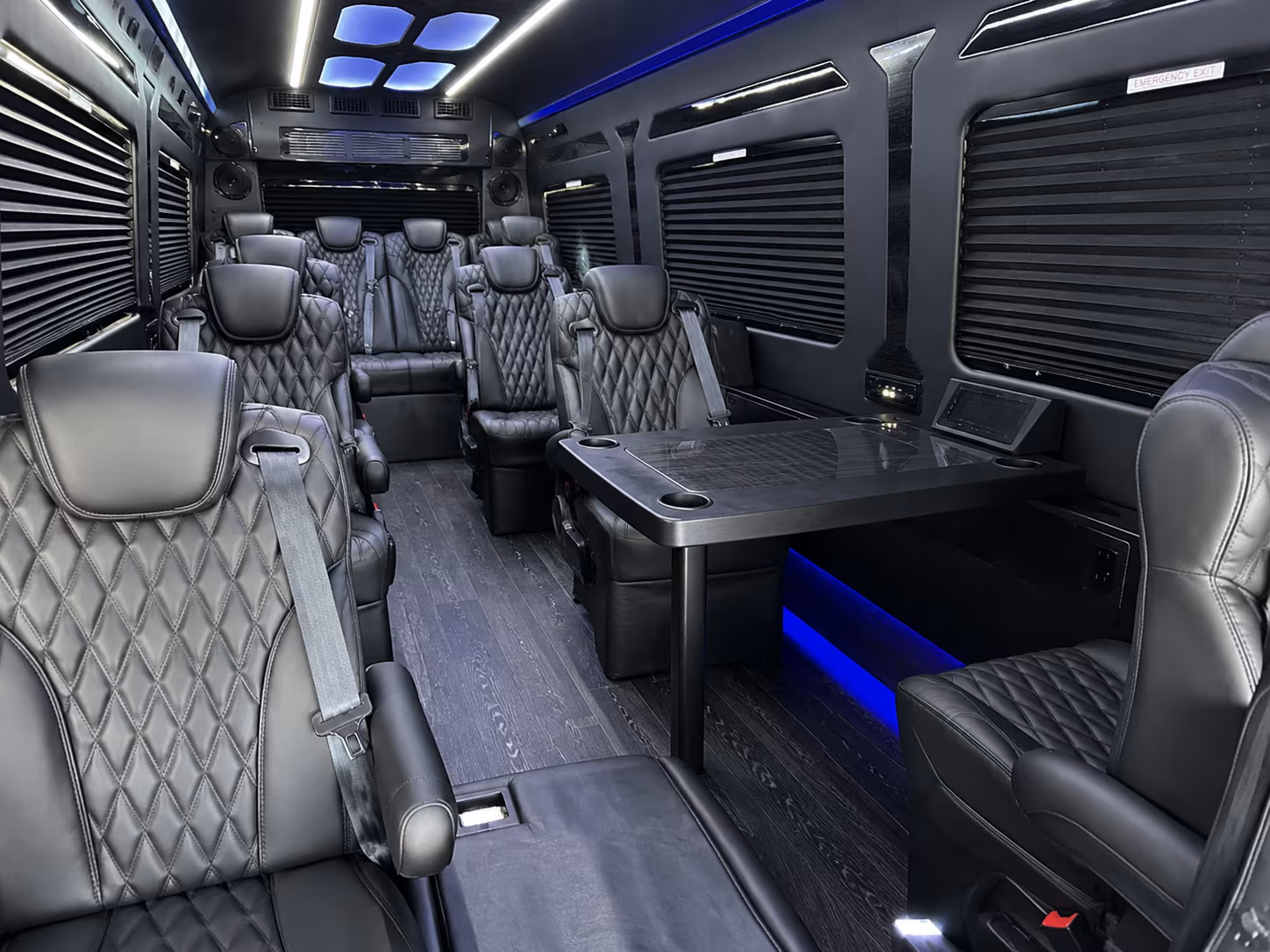 santa ana 10 passenger sprinter van inside