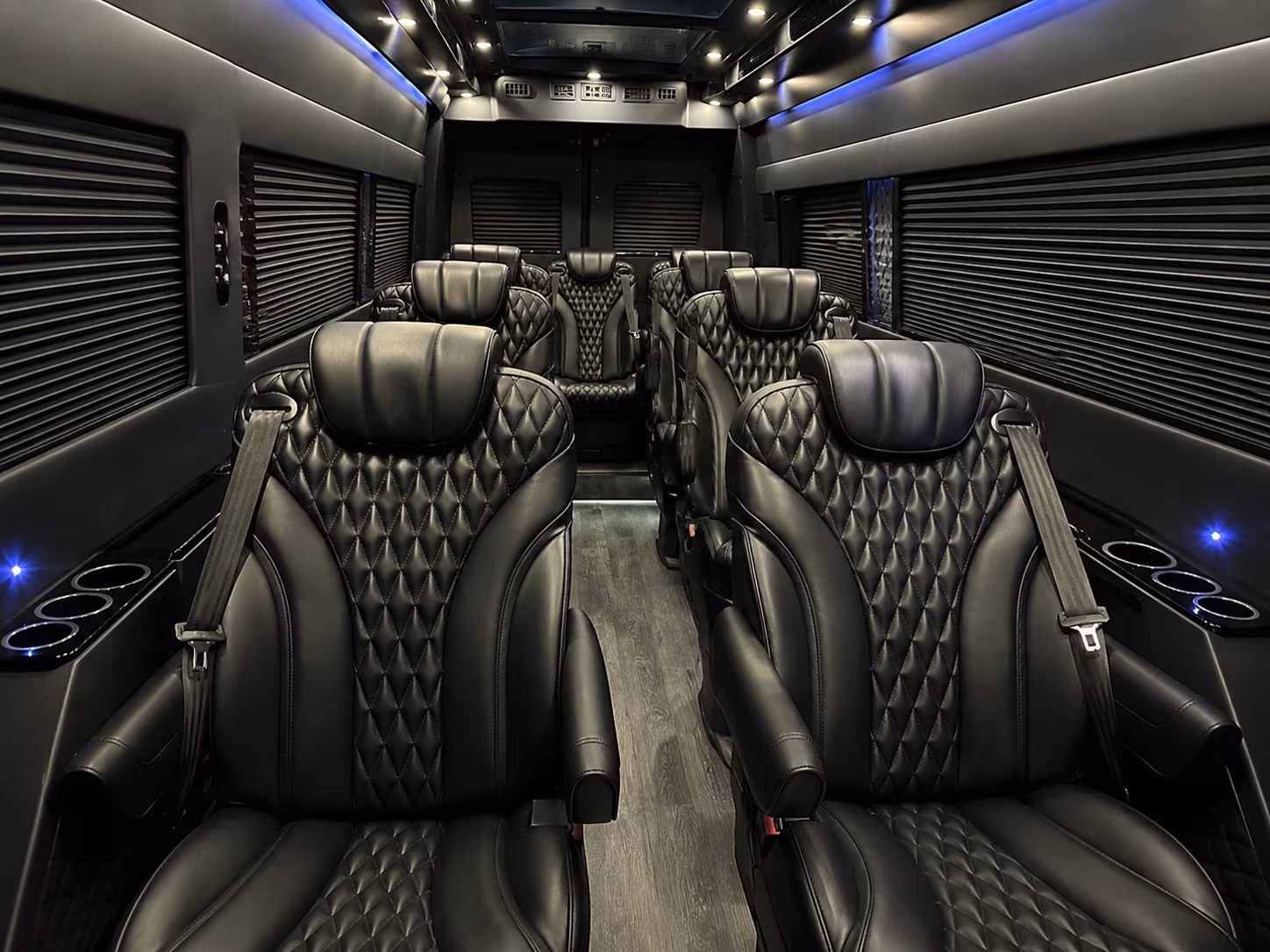 santa ana 12 passenger sprinter van interior
