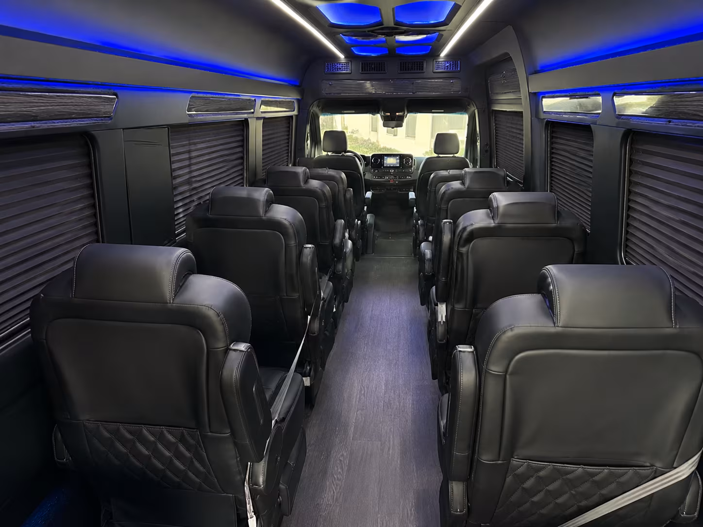 santa ana 15 passenger sprinter van inside