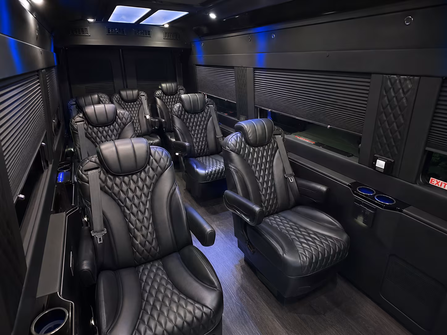 santa ana 8 passenger sprinter van inside